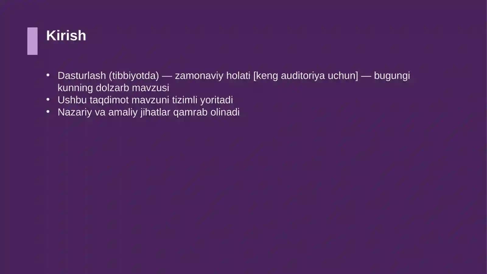 Dasturlash (tibbiyotda) — zamonaviy holati [keng auditoriya uchun] 3