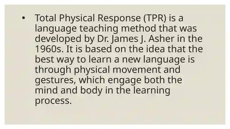 TPR method SUGGESTOPEDIA 3