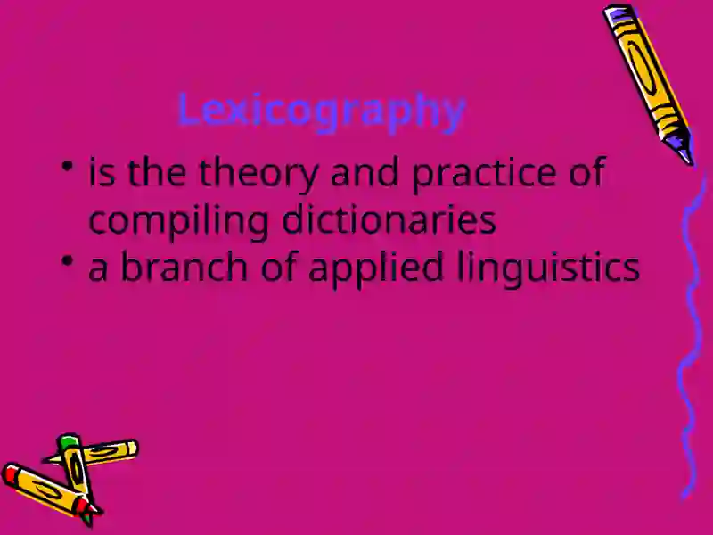 English Lexicography 3