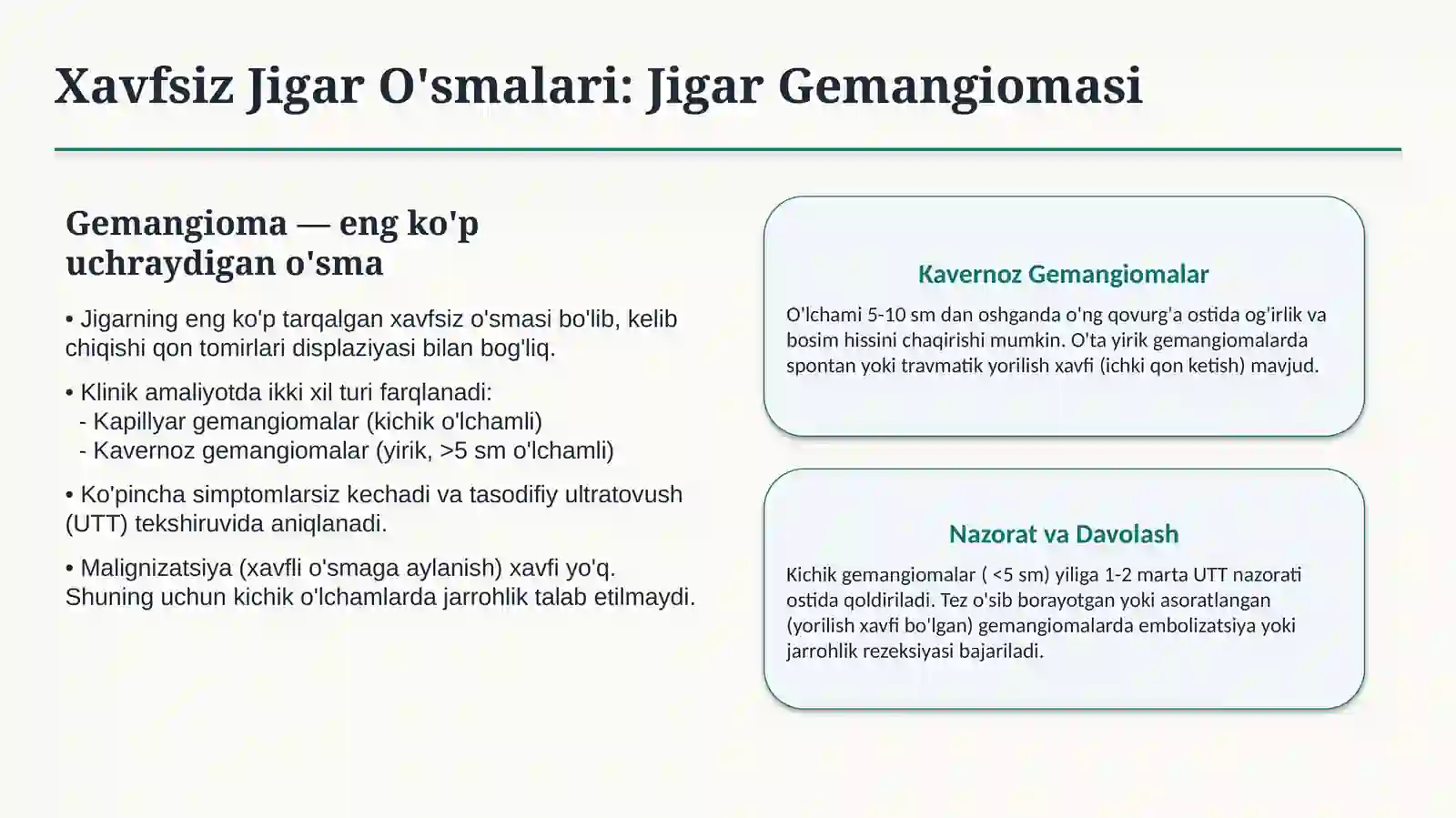 JIGAR O‘SMALARI | 15 SLAYDLI PROFESSIONAL TIBBIY TAQDIMOT 3
