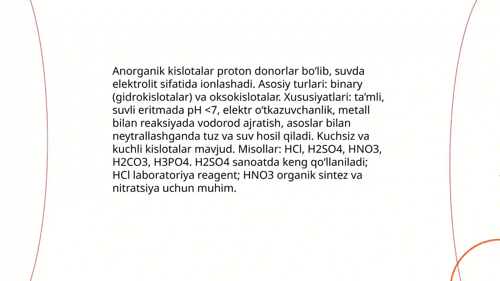 Anorganik birikmalarning eng muhim sinflari 3