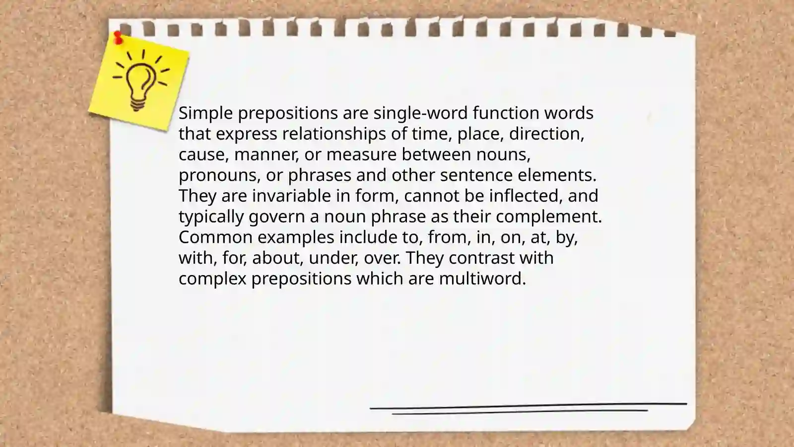 Simple and Complex Preposition 3