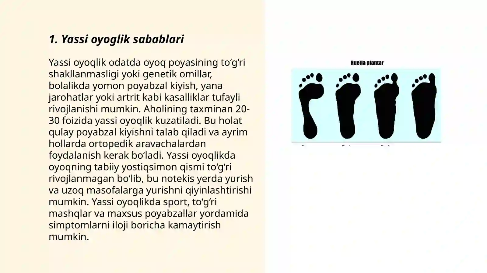 Yassi oyoglik 3