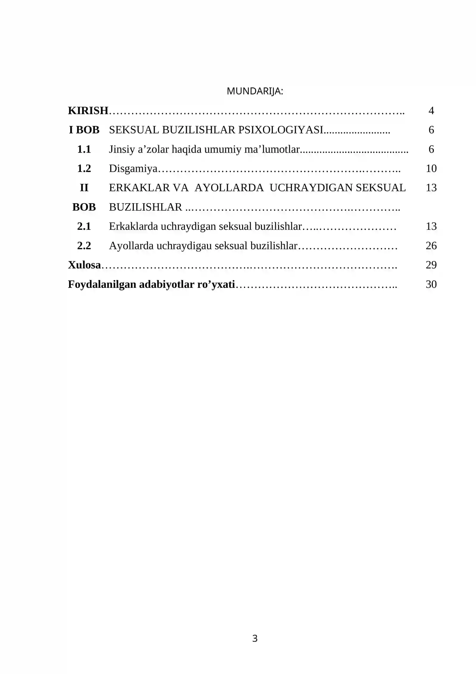 «SEKSUAL BUZILISHLAR» 3