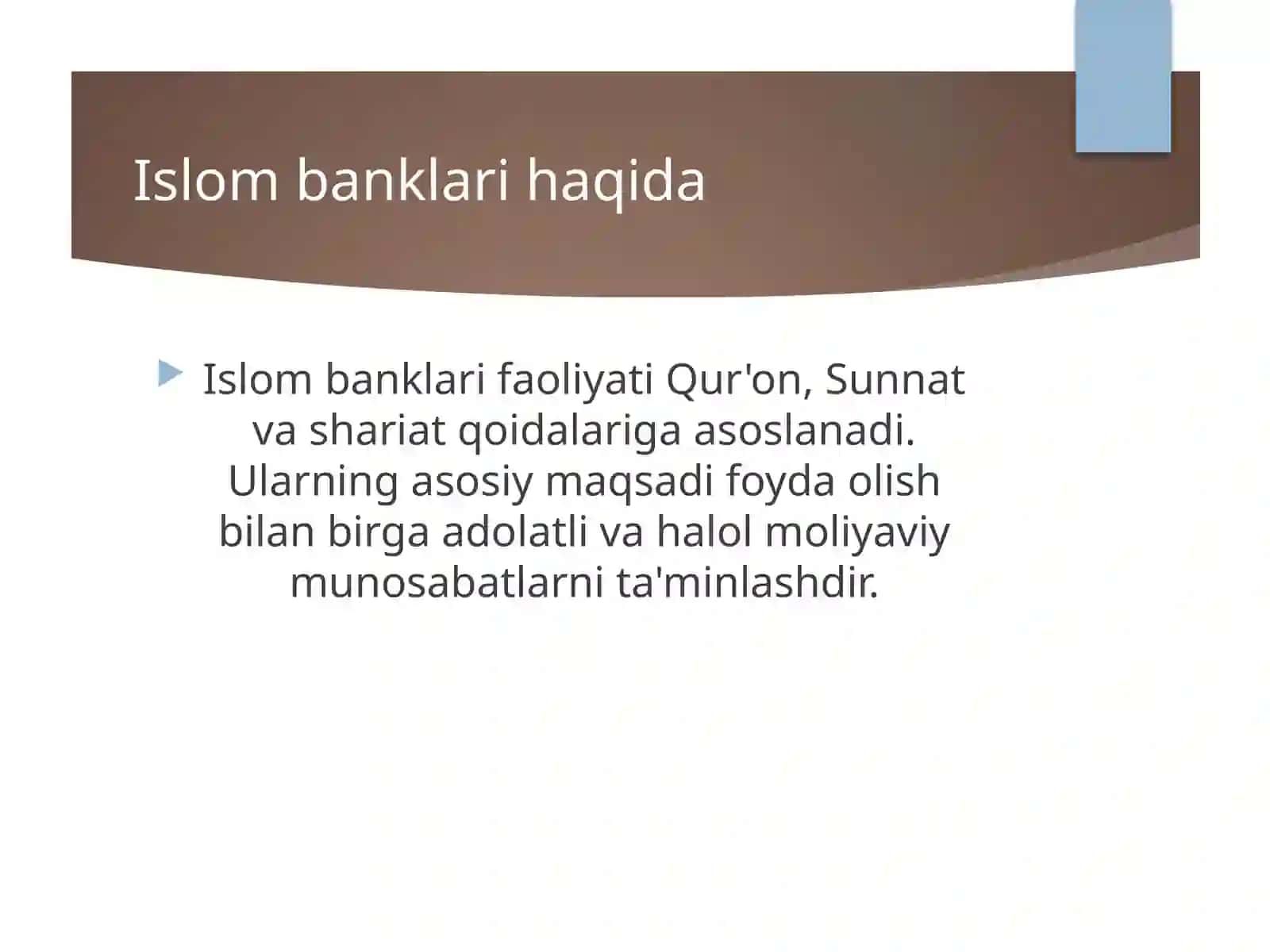 Islombankining o‘zigaxos xususiyatlari 3