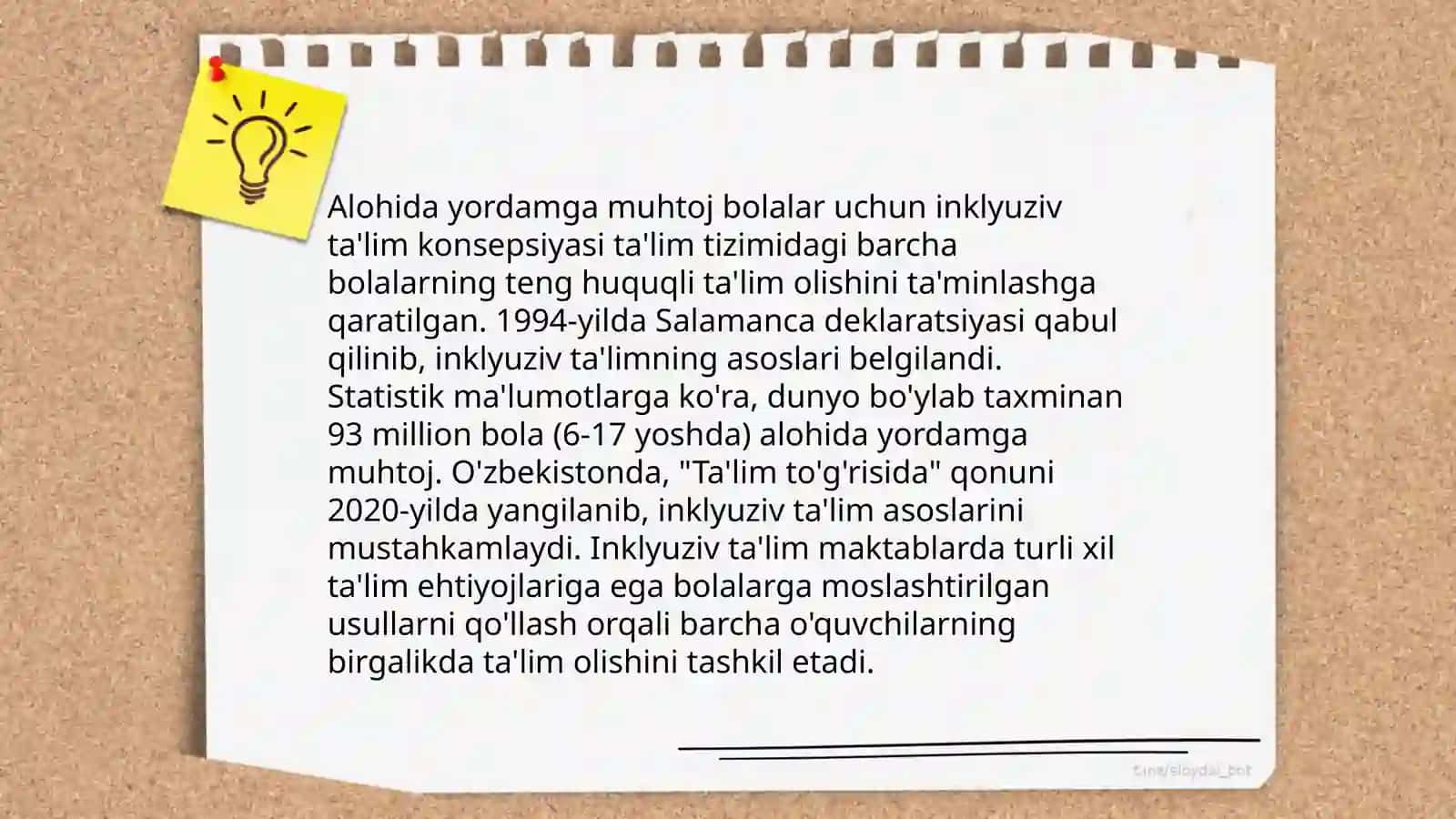 Alohida yordamga muhtoj bolalarning inklyuziv talimi yangi talimiy amalyot sifatida 3