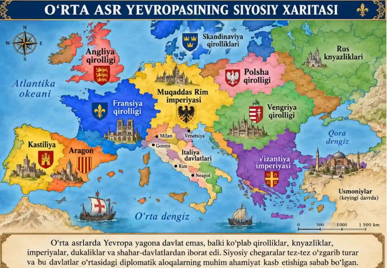 O‘RTA ASRLARDA YEVROPADA XALQARO MUNOSABATLAR VA DIPLOMATIYA foto ma'l 3