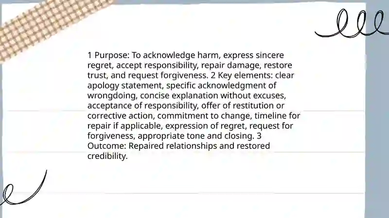 Apology letter 3