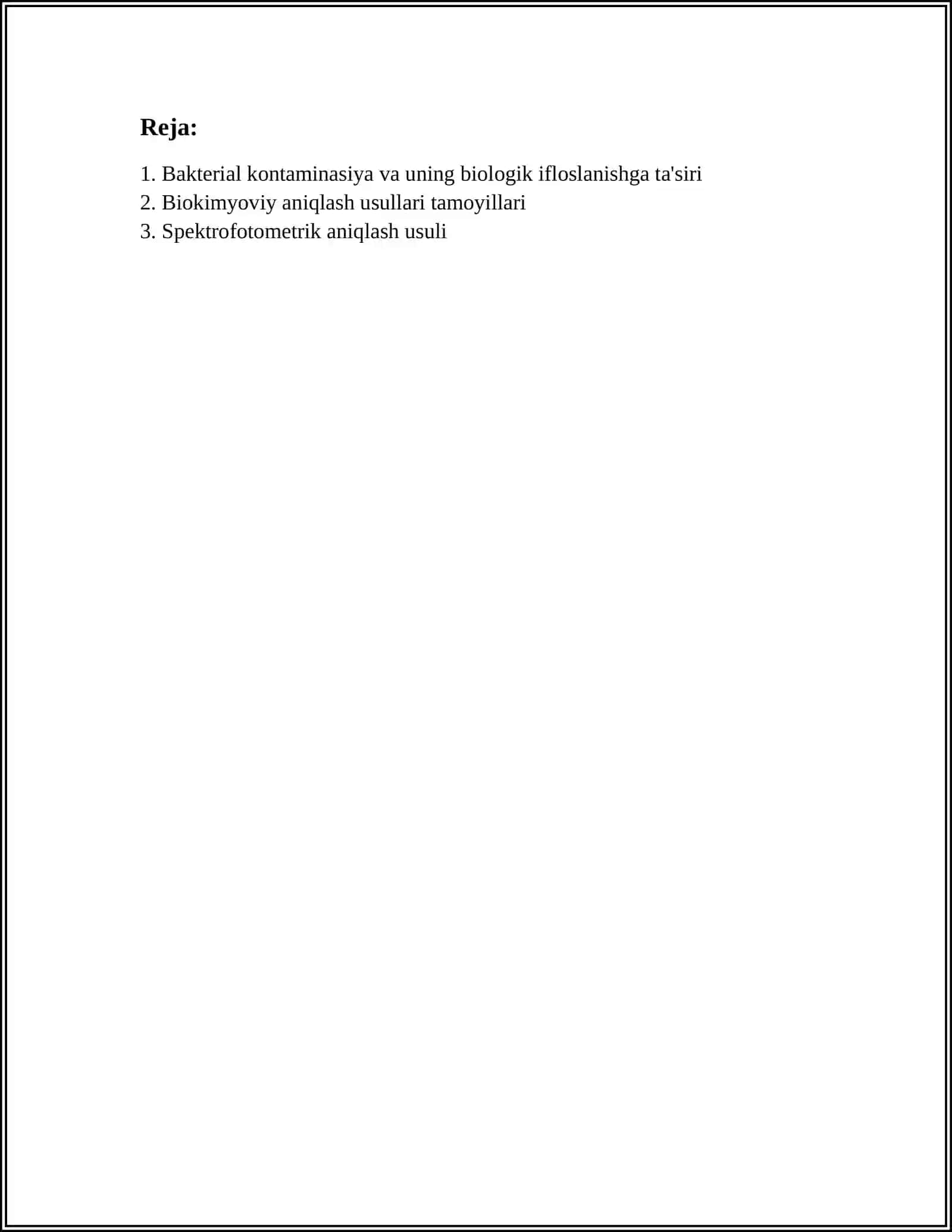 BIOLOGIK ASHYONI BAKTERIAL KONTAMINASIYASINI BIOKIMYOVIY USULDA ANIQLASH 3