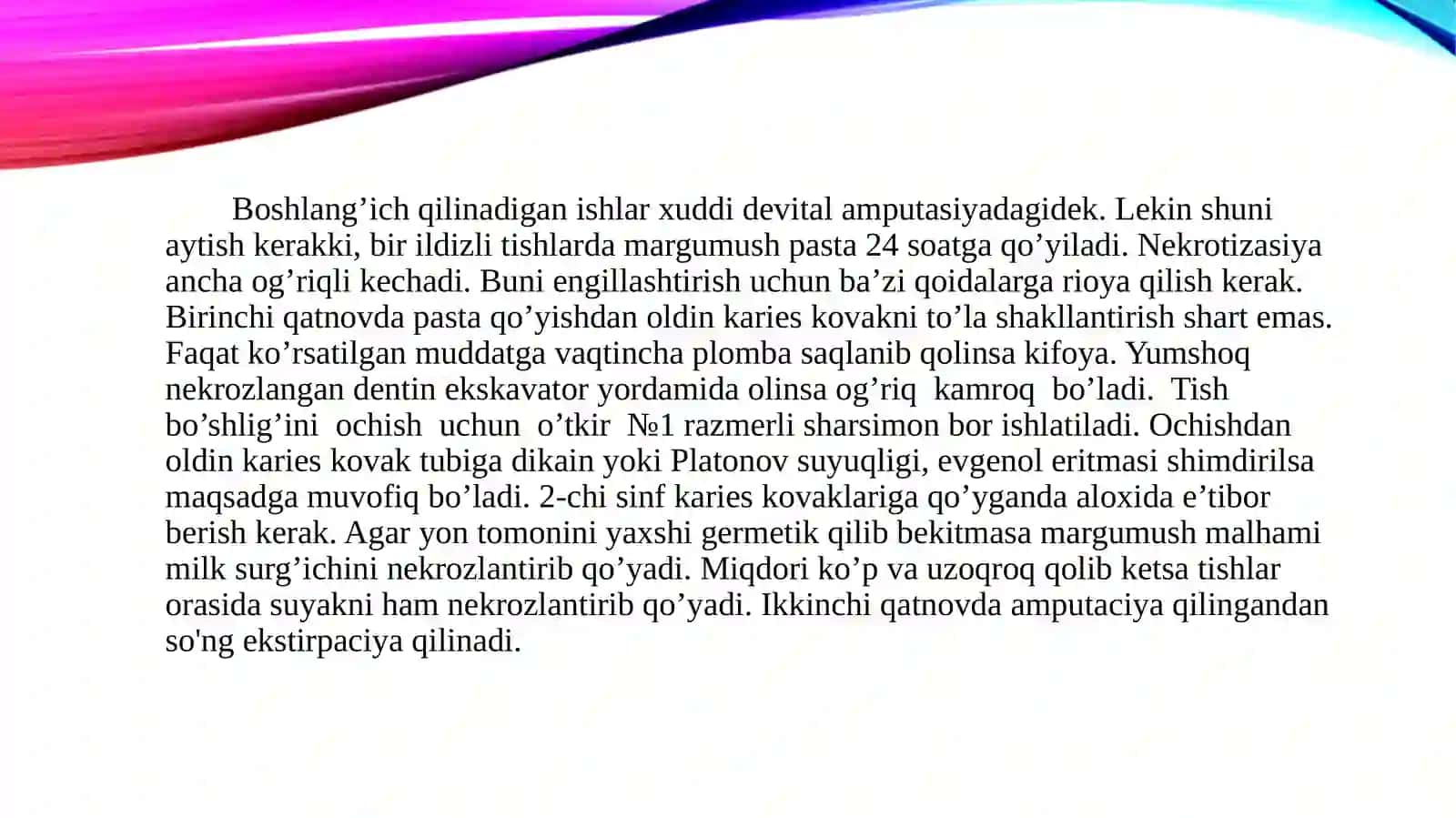 Devitalekstrepatsiya usuli 3
