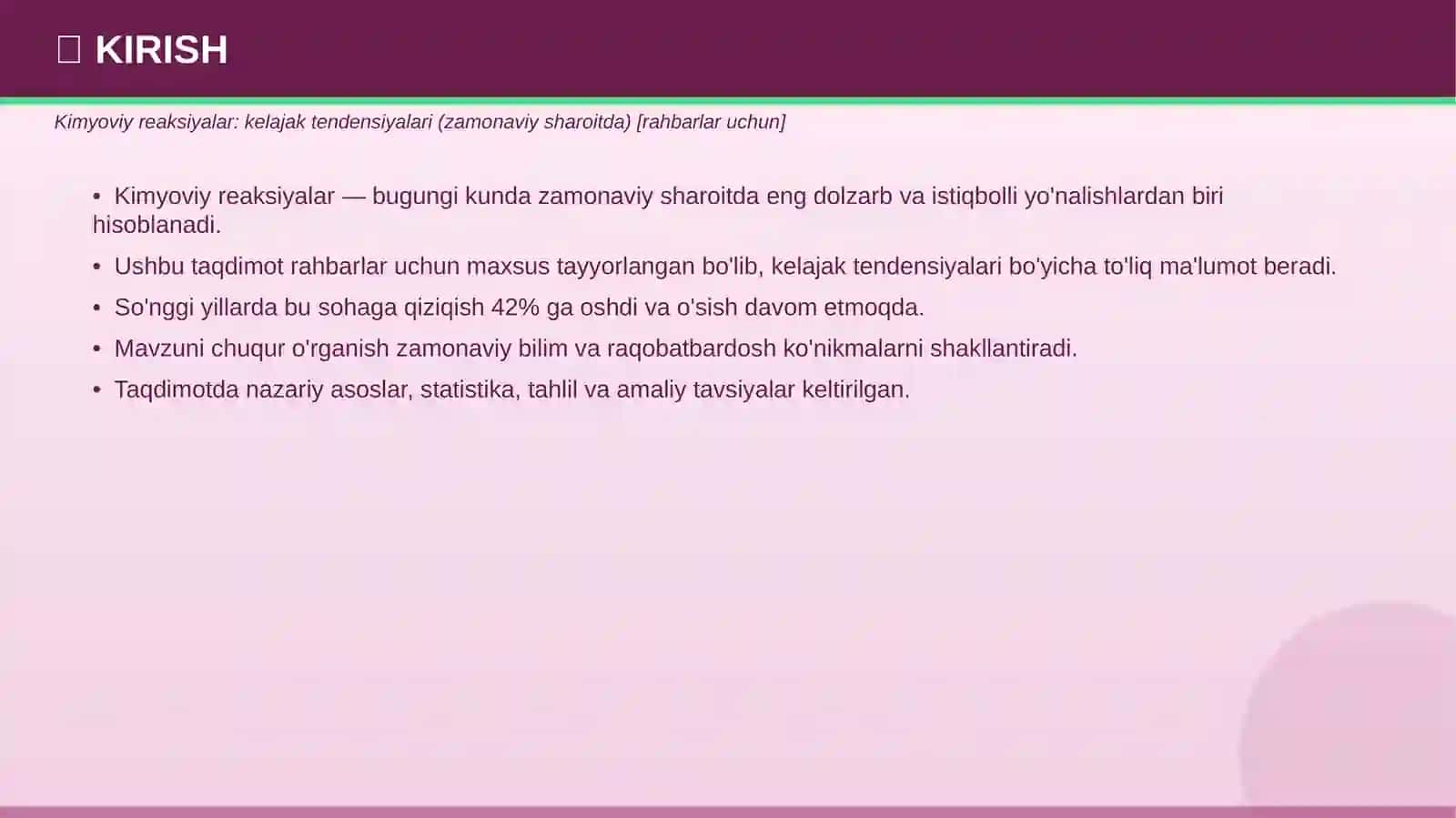 KIMYOVIY REAKSIYALAR 3