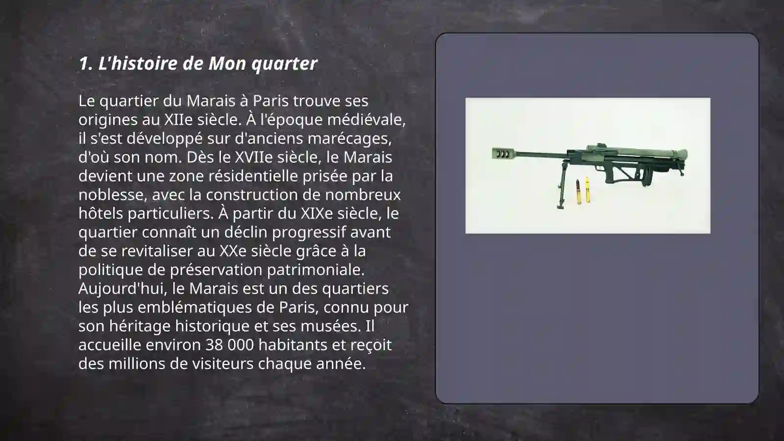 Mon quarter et ses lieus importants 3