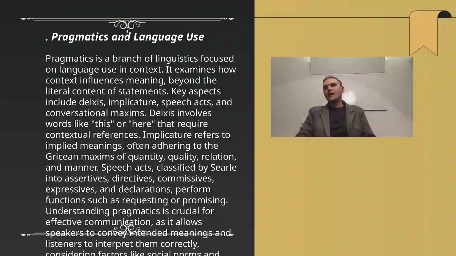 Pragmatics and Language Use 3
