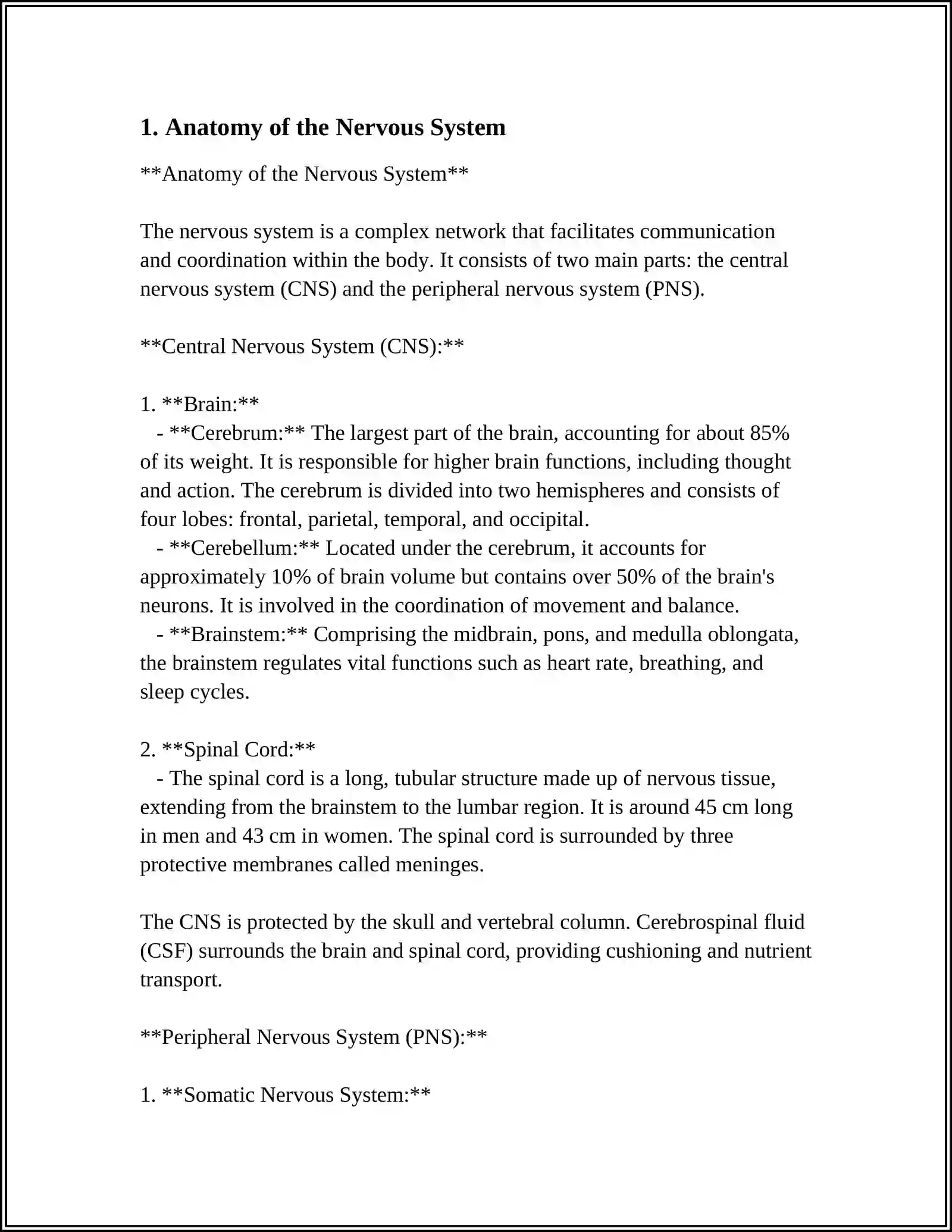 THE NERVOUS SYSTEM 3
