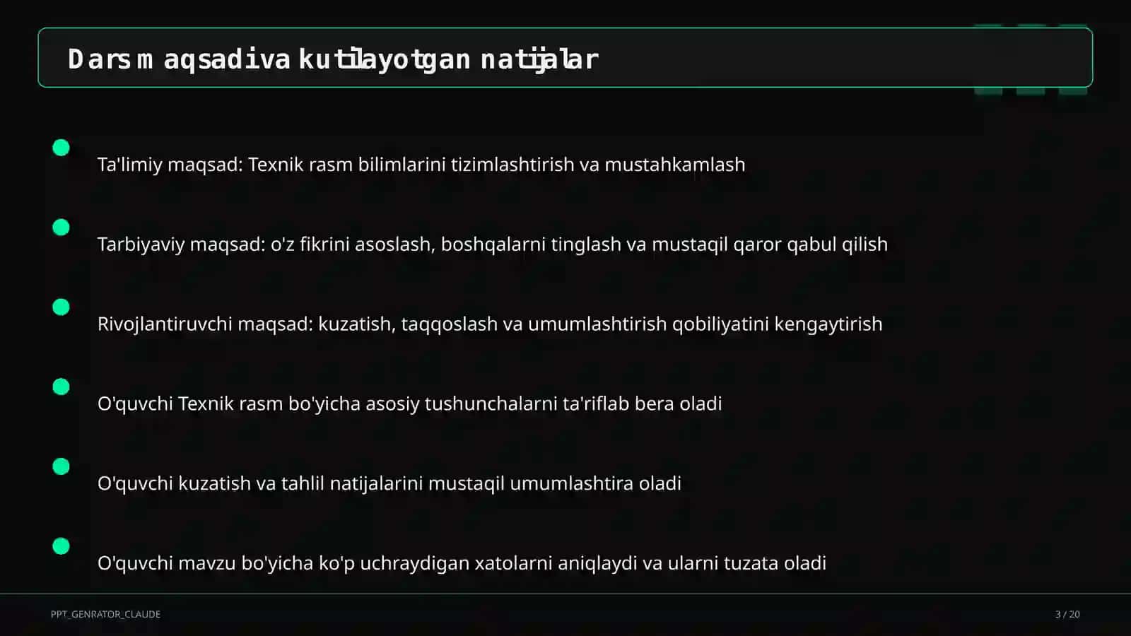 Texnik rasm (8-sinf) 1