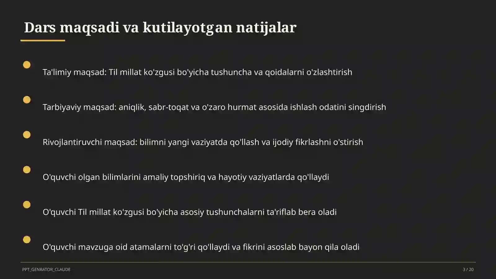 Til millat ko'zgusi (6-sinf) 3