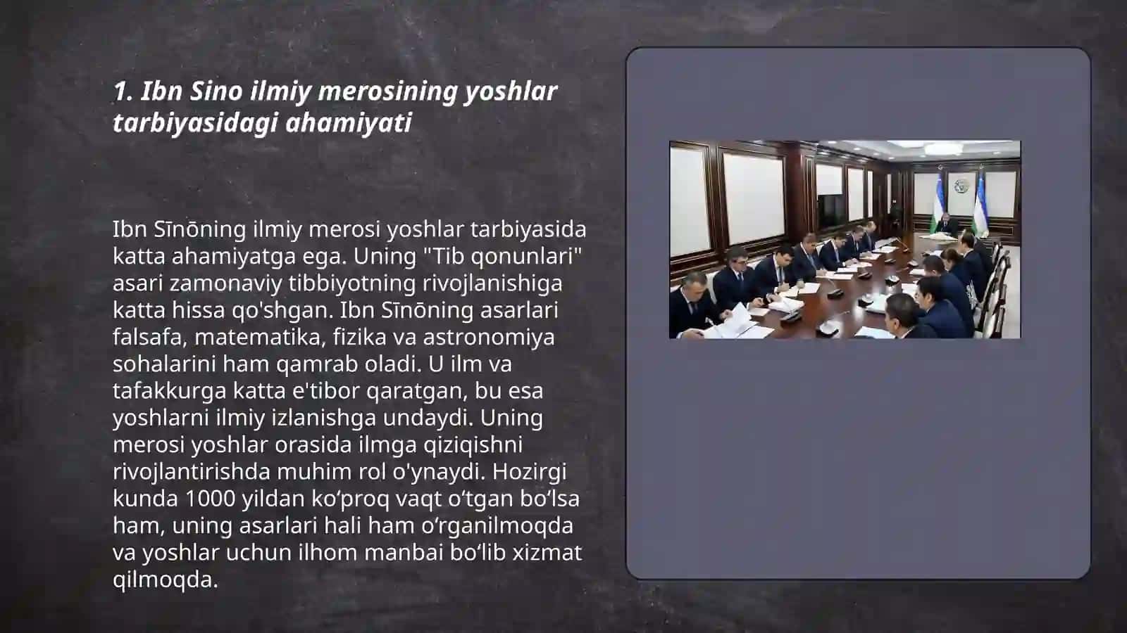 Yuksak ma'naviyatli yoshlarni tarbiyalashda Oʻrta Osiyo allomalari ilmiy merosining oʻrni (allomalarning ilmiy faoliyatini misolida) 3