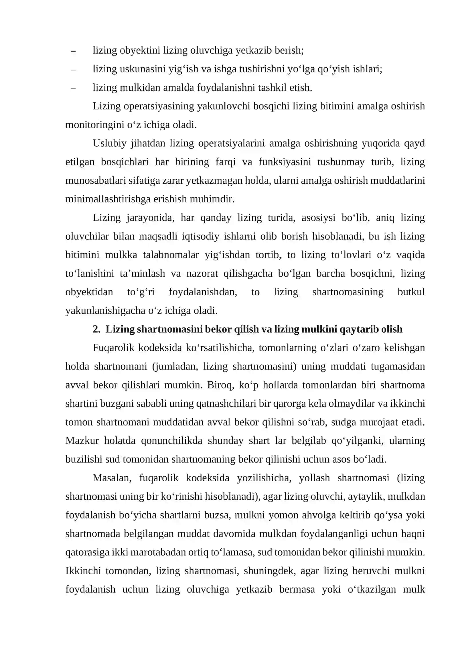 Lizing kеlishuvlarining iqtisоdiy huquqiy tayyorgarligi va ularni asоslash 3
