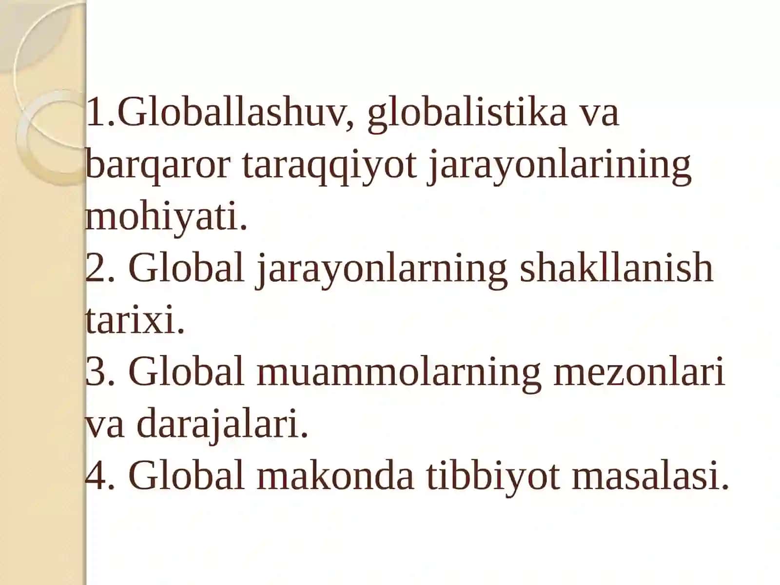 GLOBAL JARAYONLAR VA BARQAROR TARAQQIYOT FALSAFASI 3