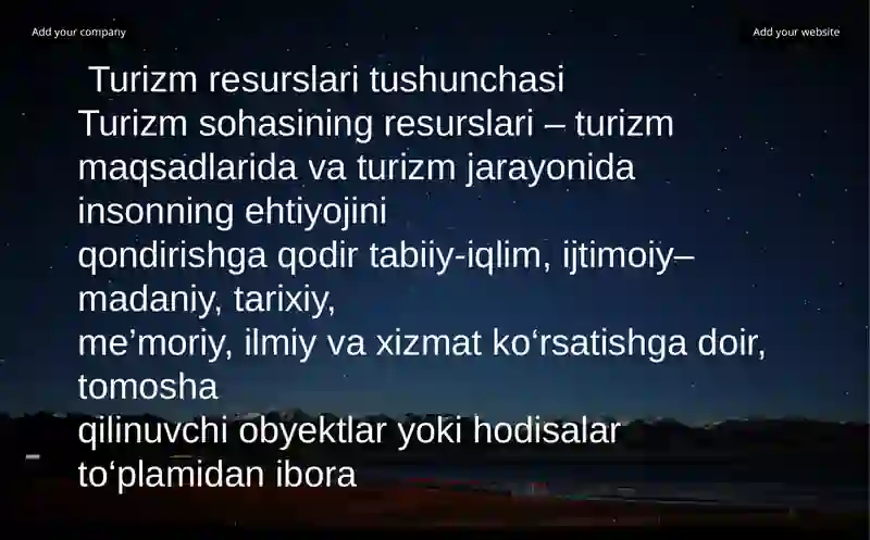 Turistikresurslarningturlari 3