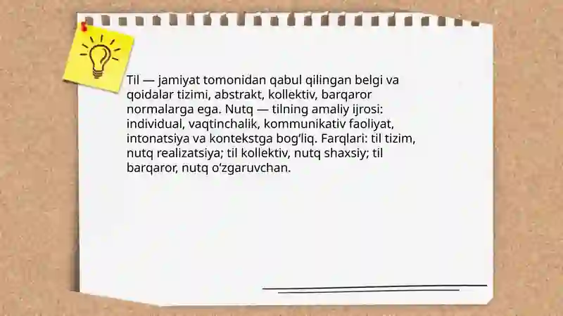 Til va nutq munosabati 3