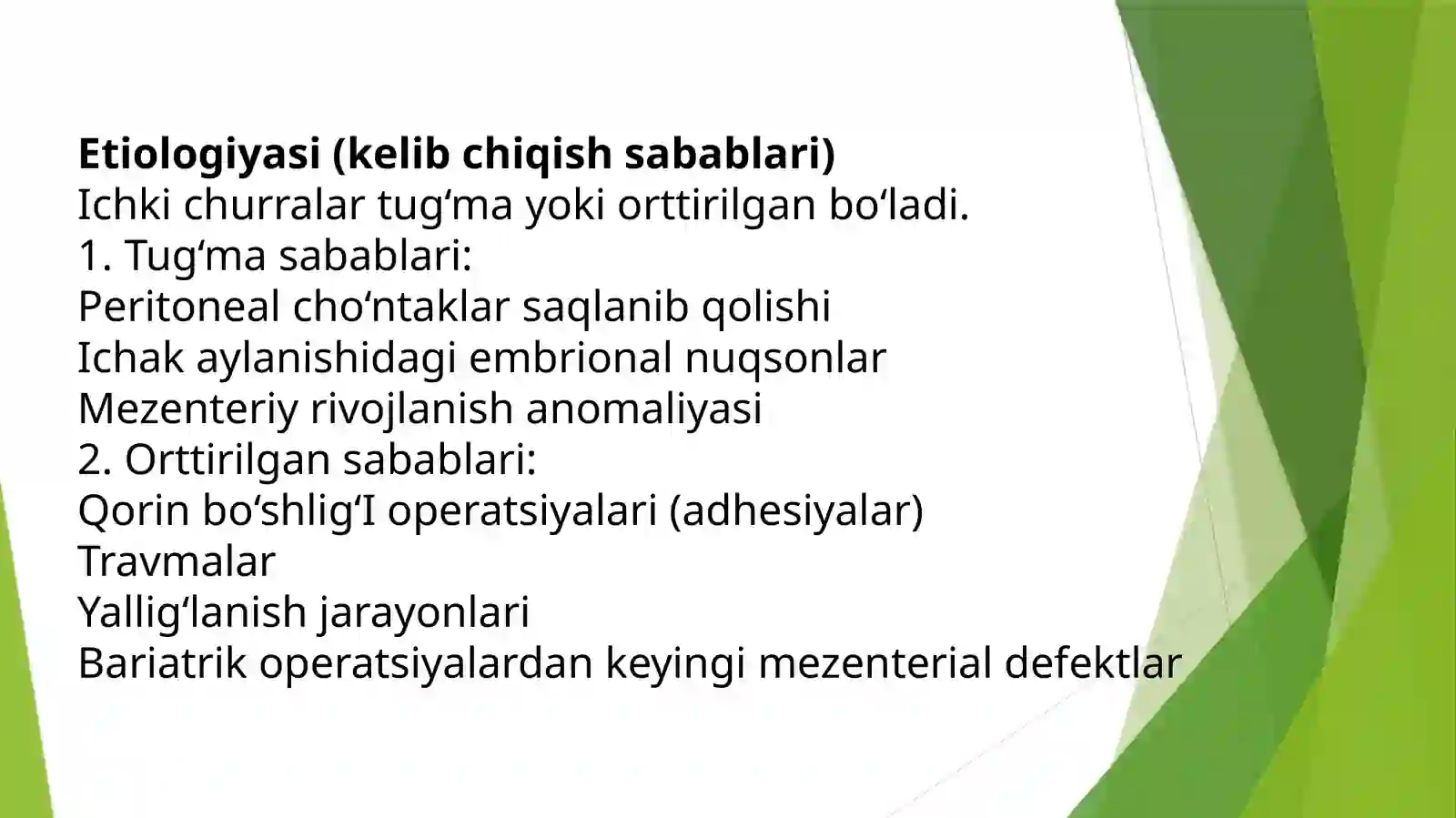 Ichki churralar 3