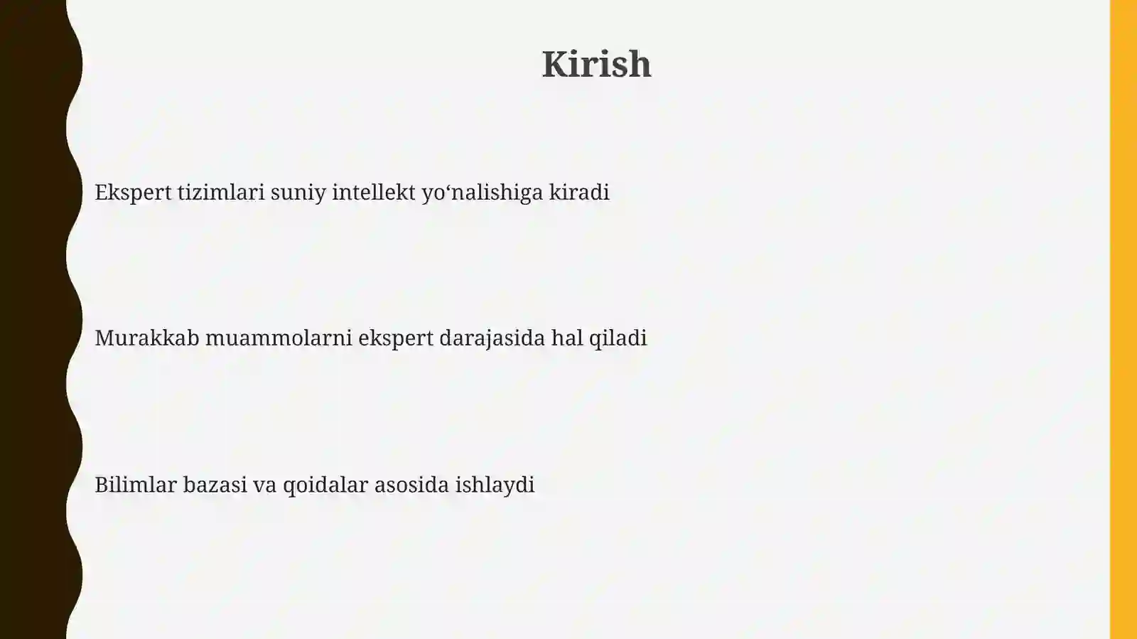 Eksperttizimlari(ET) 3