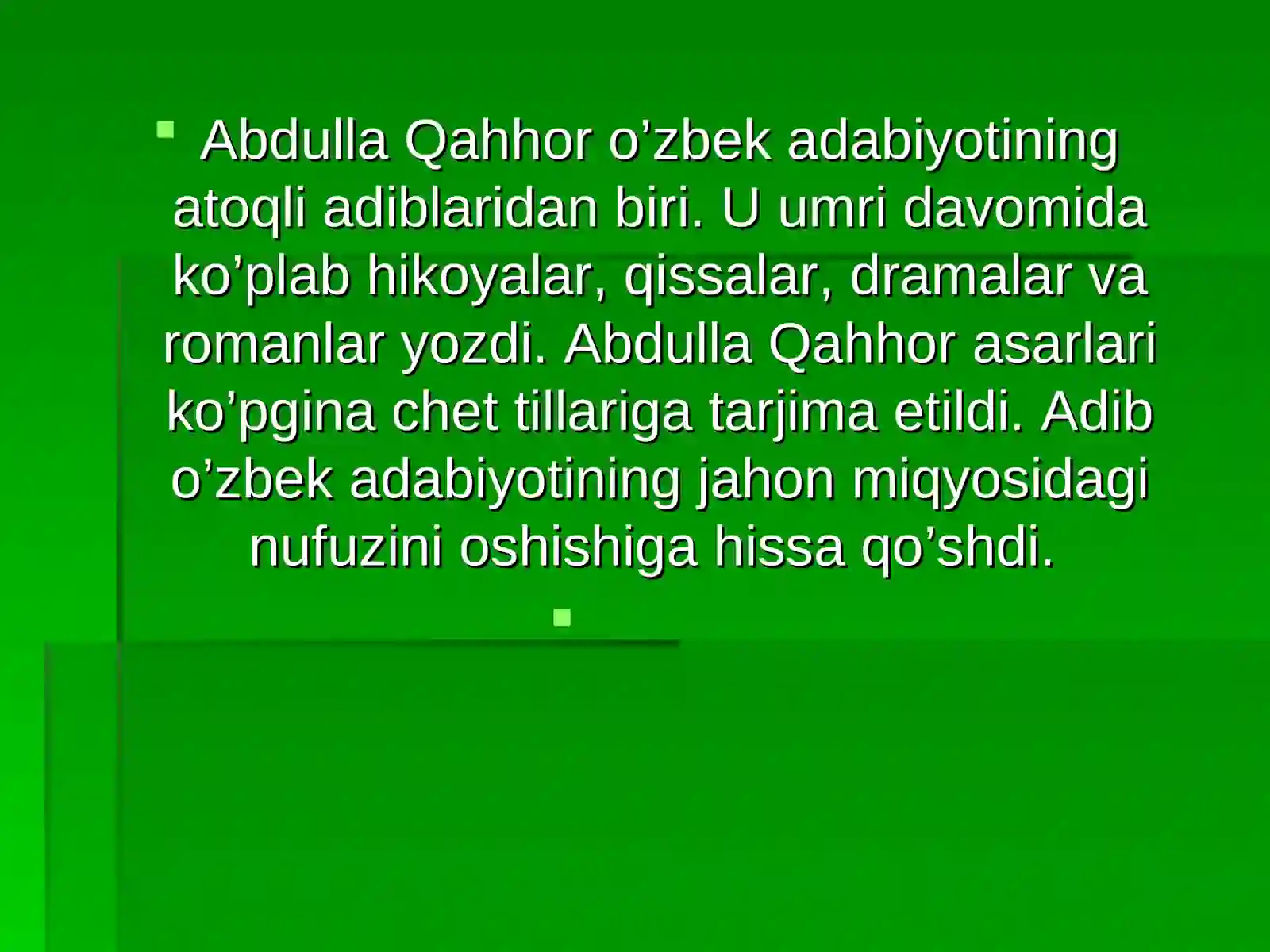Abdulla Qahhor(1907—1968) 3