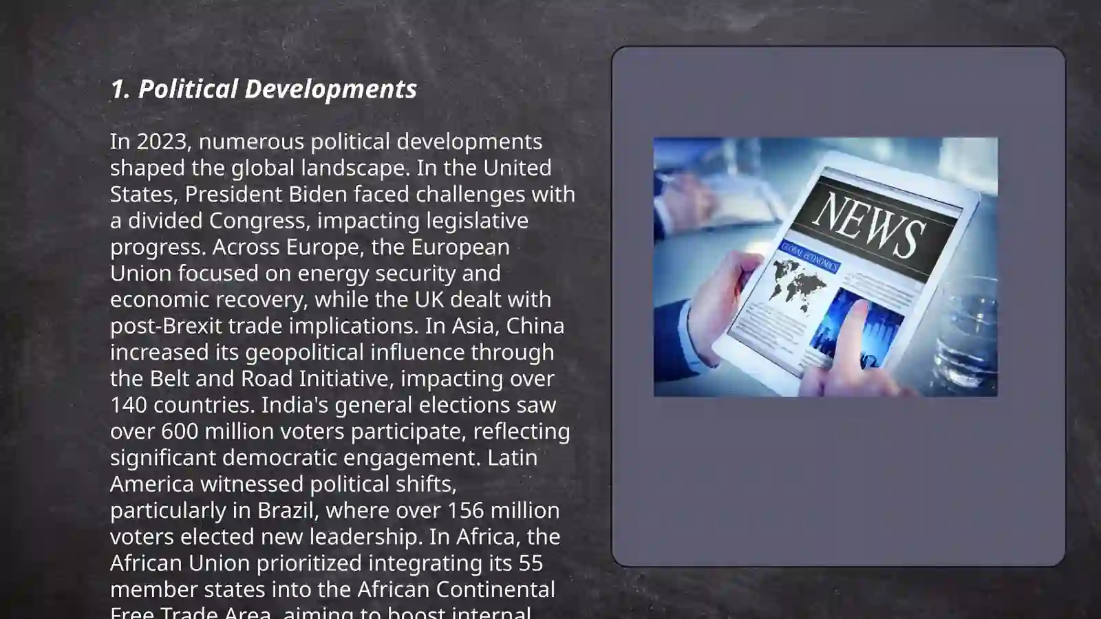 Political Developments 3