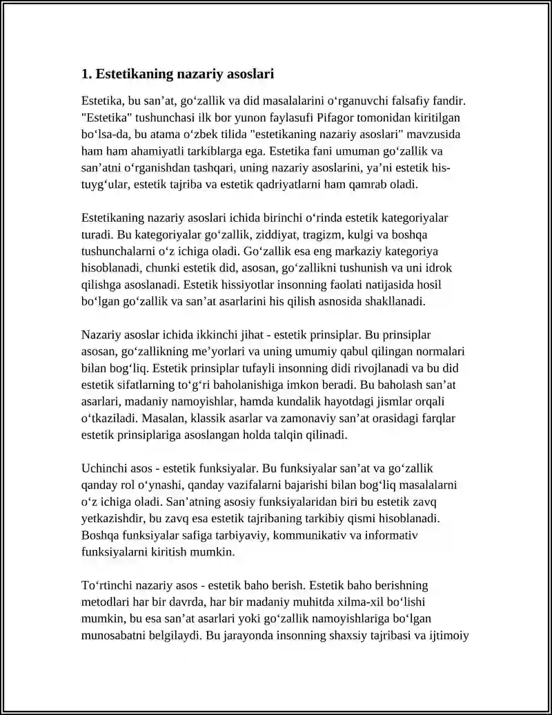 ESTETIKA 3