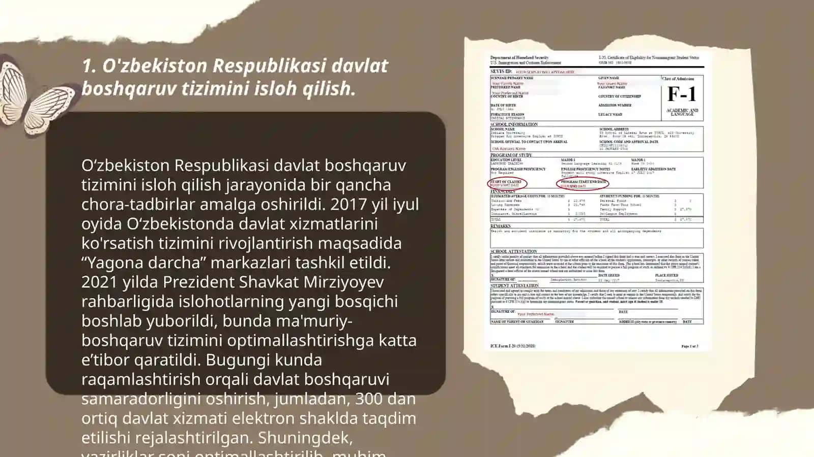 O'zbekistonda mustaqillik yillarida davlat boshqaruvi va ijtimoiy sohada amalga oshirilayotgan o'zgarishlar mazmun va mohiyati 3
