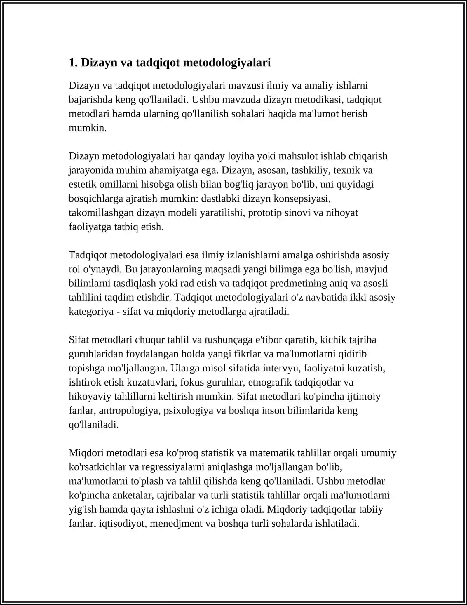 DIZAYN TADQIQOTLARI VA FOKUSIROVKA 3
