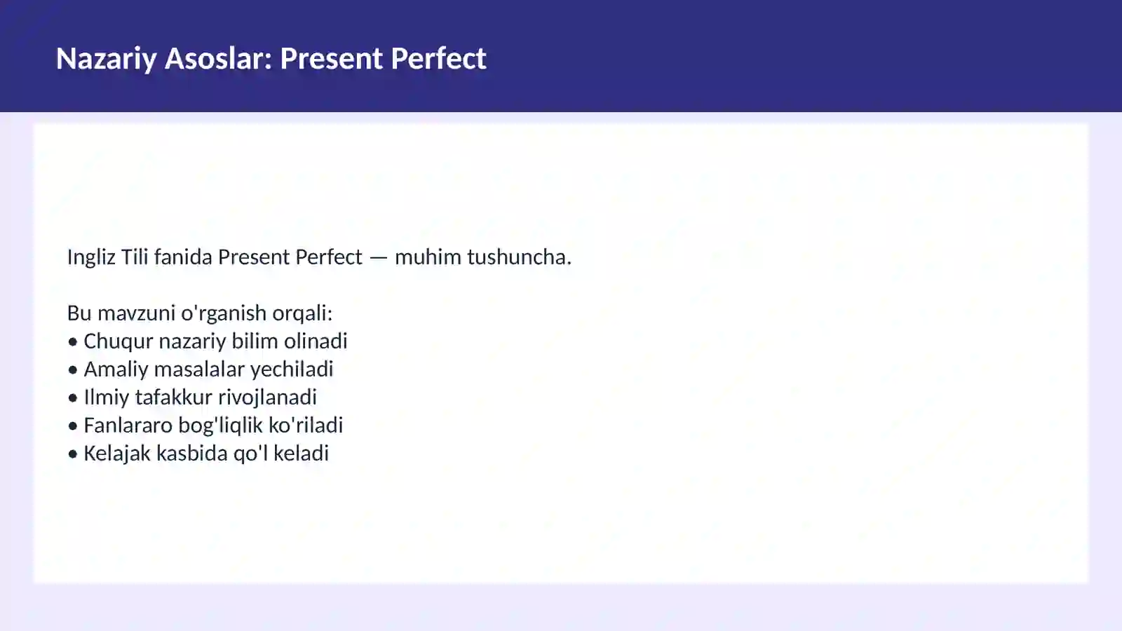Present Simple 3