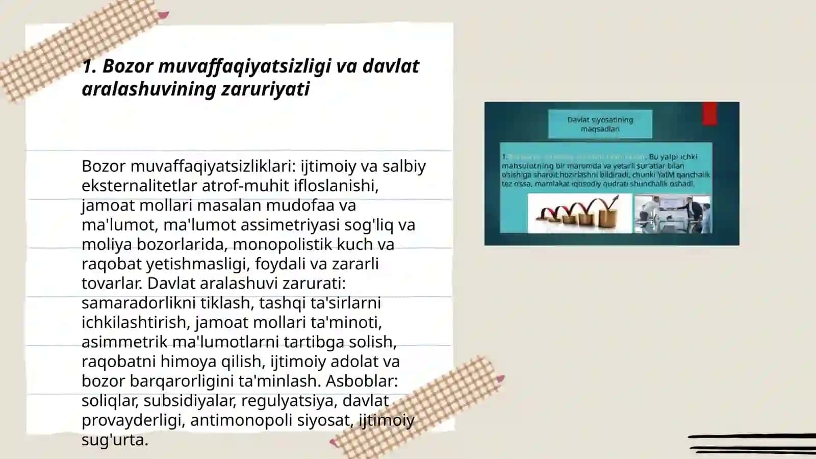 Mikroiqtisodiyotda davlatning roli va uning cheklovlari 3
