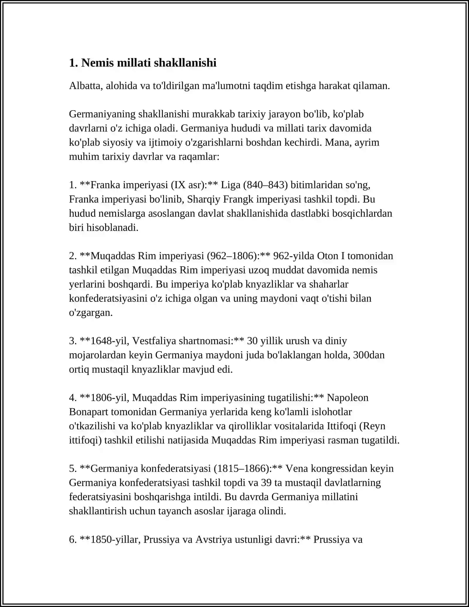 GERMANIYA TARIXIY TA'LIMOTLARI 3