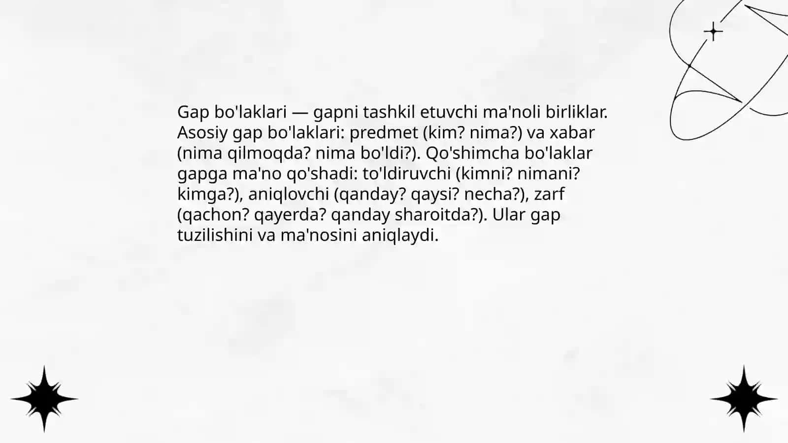 Gap bo'laklari 3