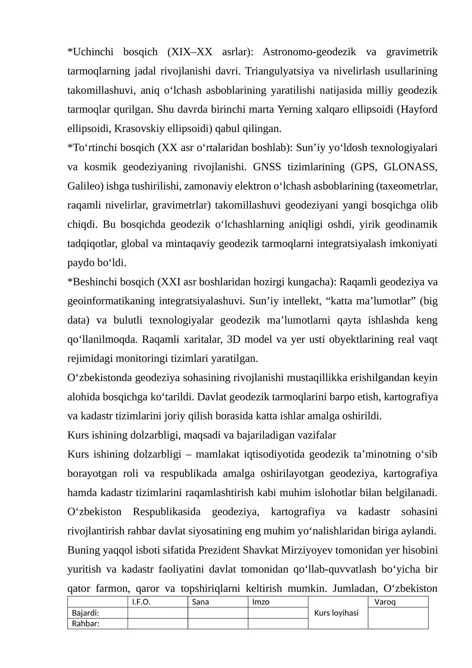 Oliy geodeziya va geoinformatika 3