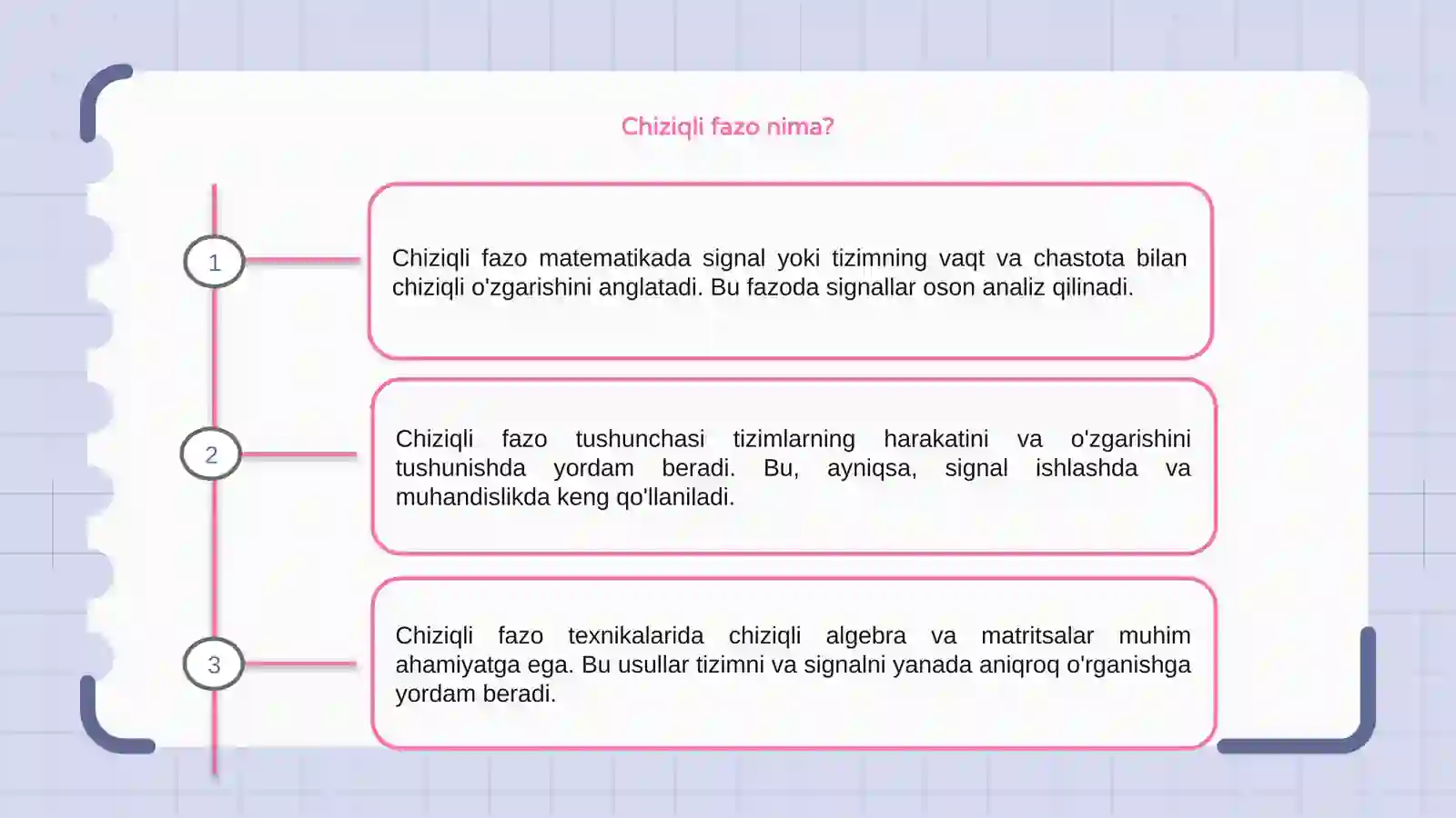 Chiziqli fazo 3