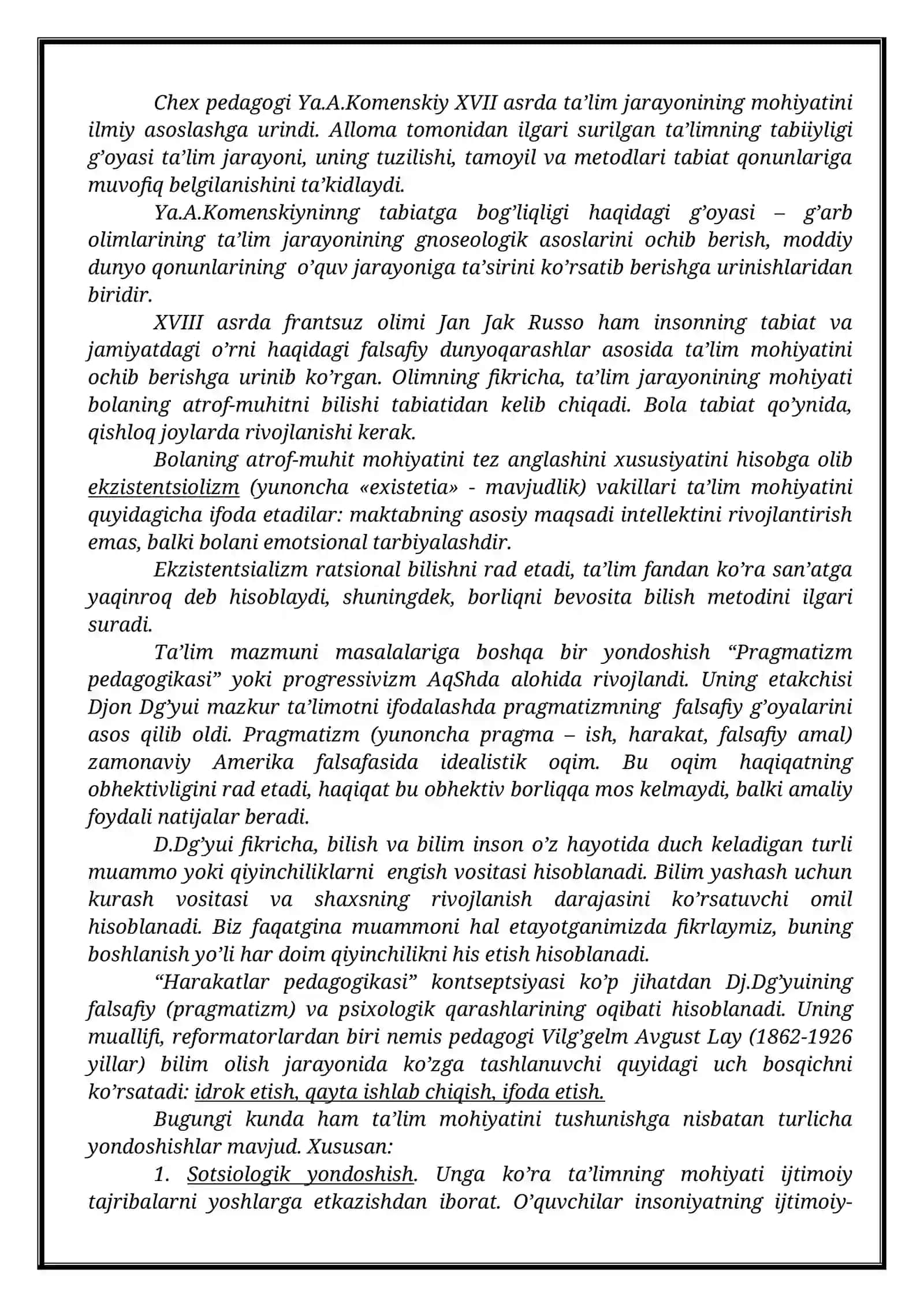Ta’lim tamoyilari va qonuniyatlari 3