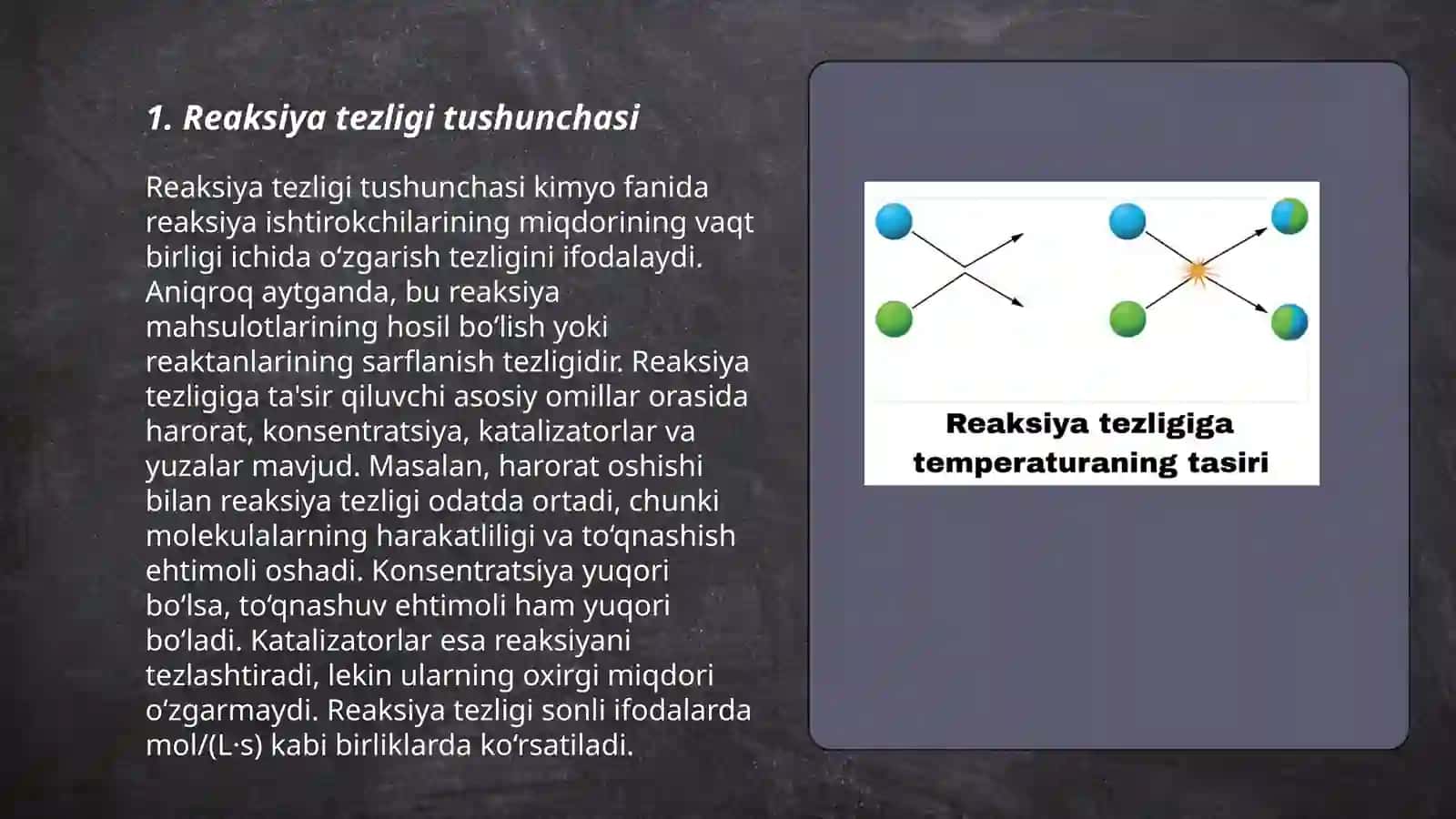 Reaksiya tezligi tushunchasi 3