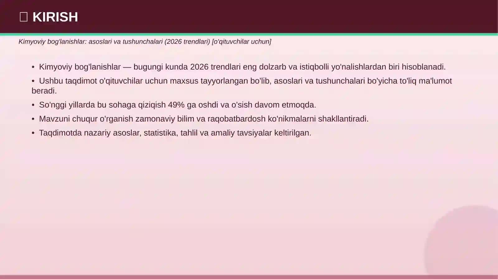 KIMYOVIY BOG'LANISHLAR 3