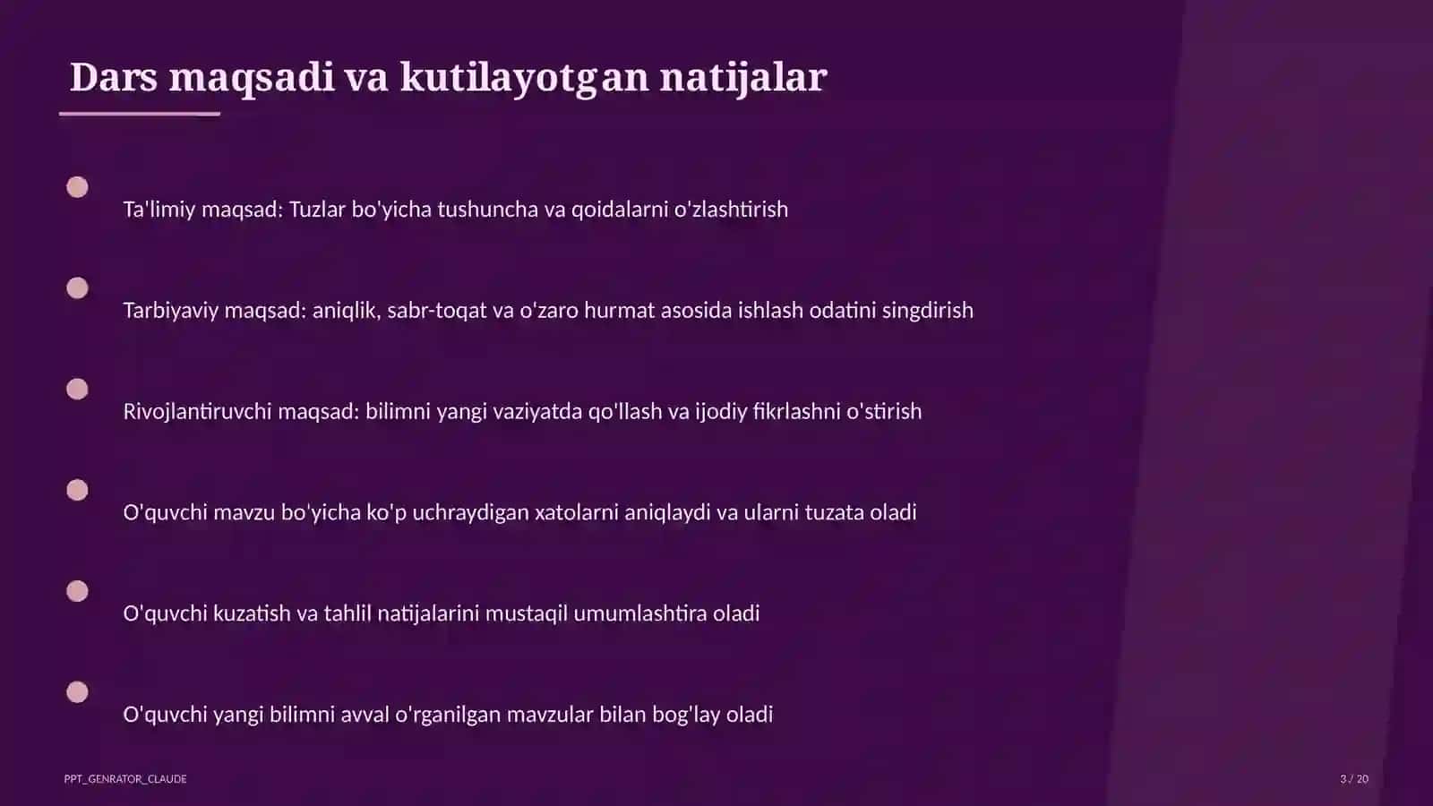 Tuzlar (8-sinf) 1