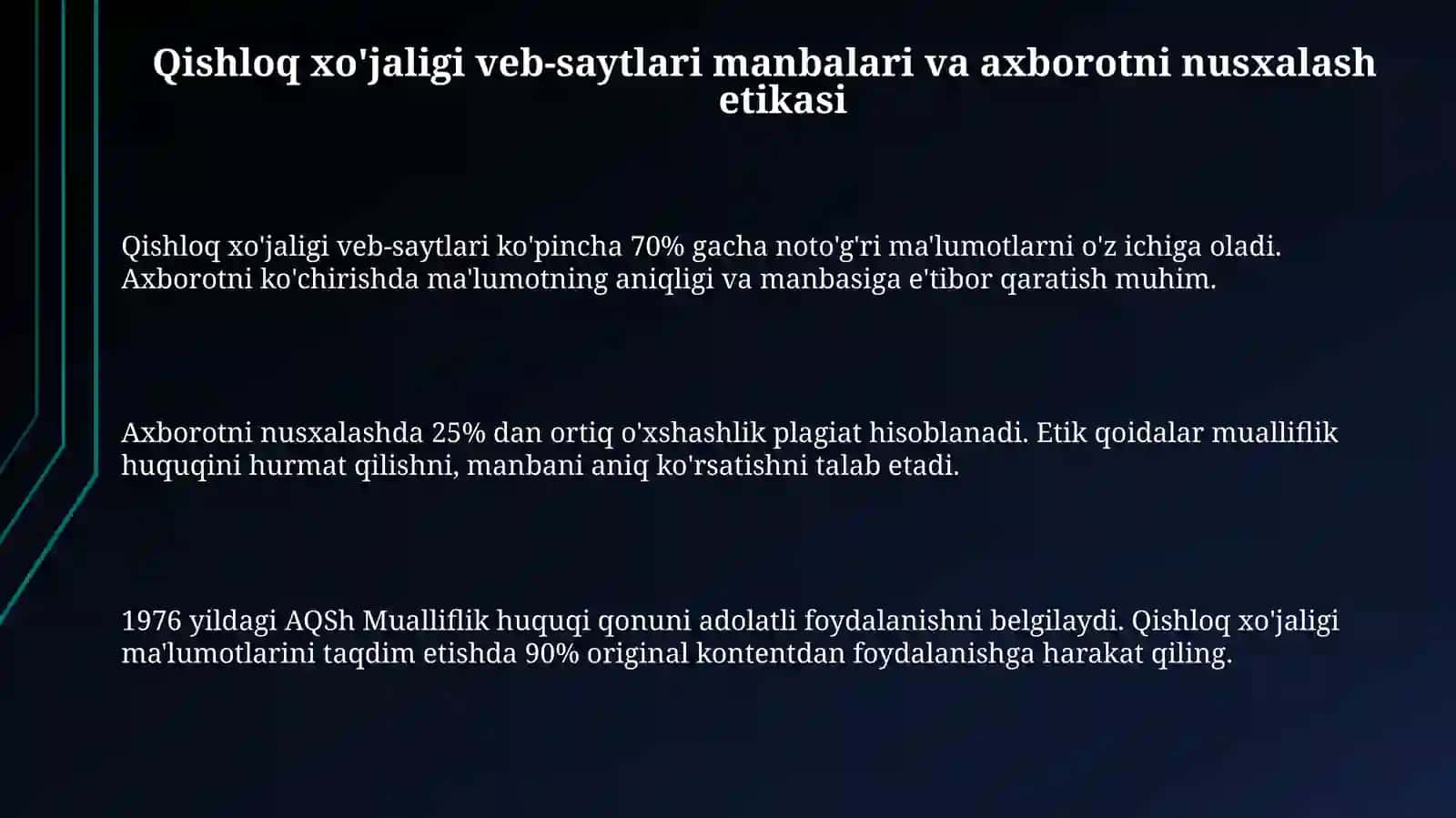 Internetda qishloq xo'jaligiga oid veb manzillar va ulardan axborotlarni ko'chirish 3