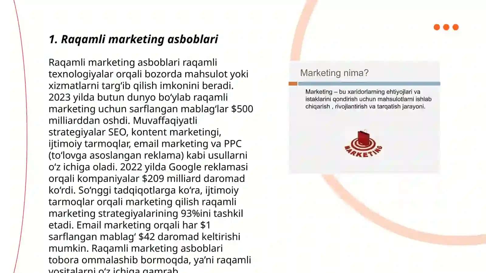 Raqamli marketing asboblari 3