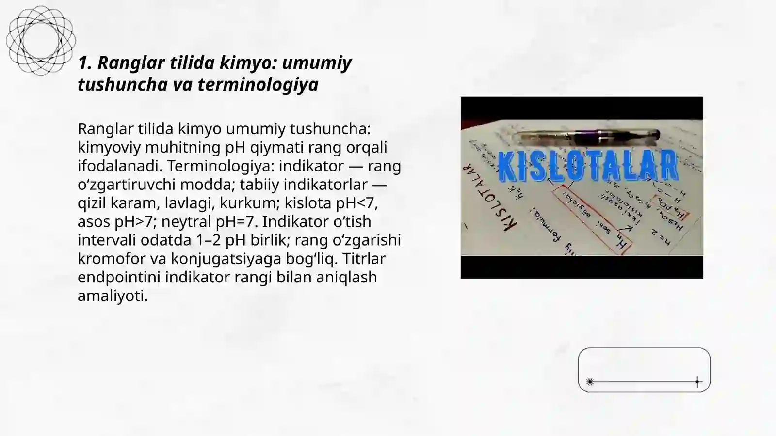 Ranglar tilida kimyo 3