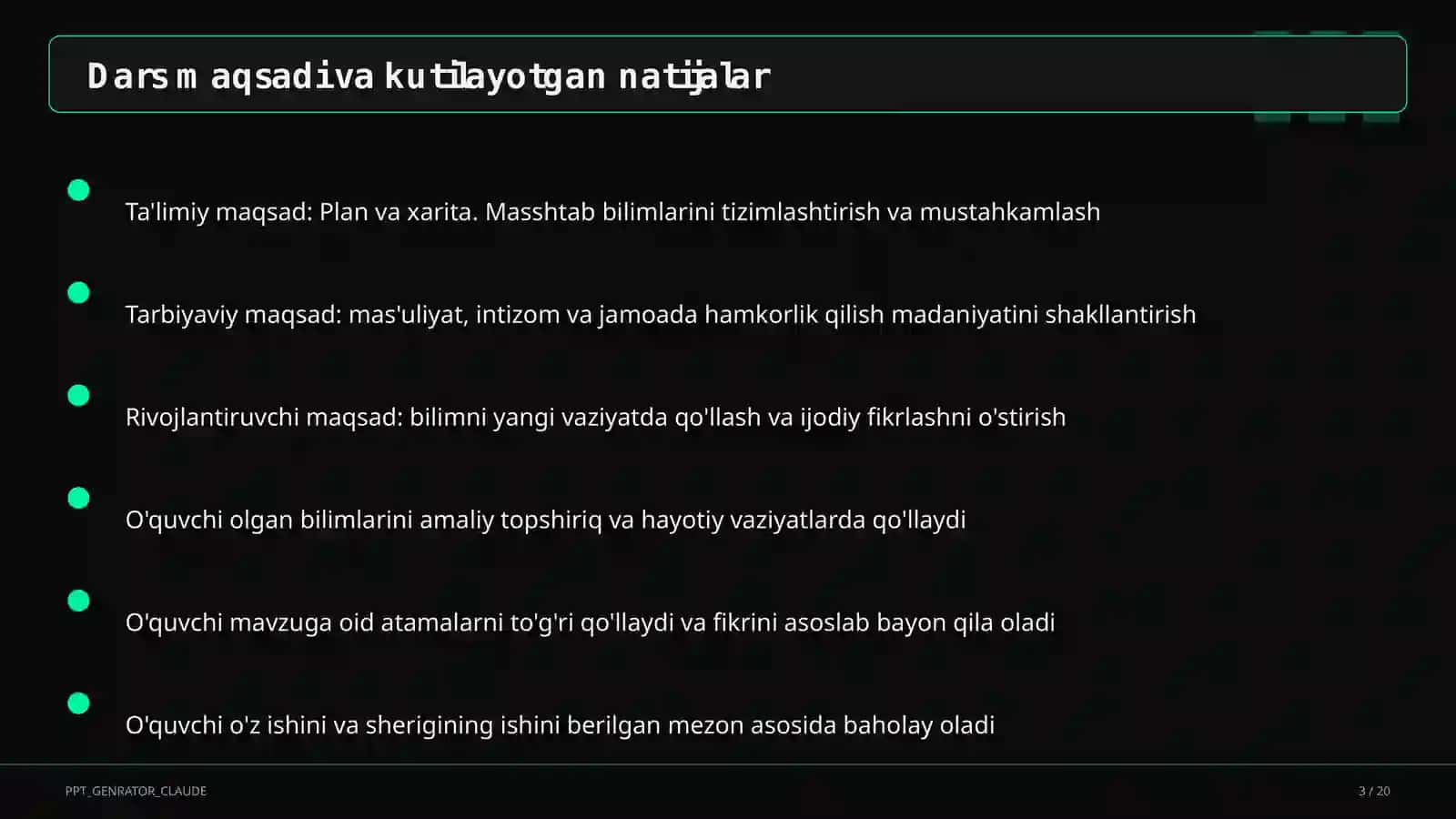Plan va xarita. Masshtab (5-sinf) 3