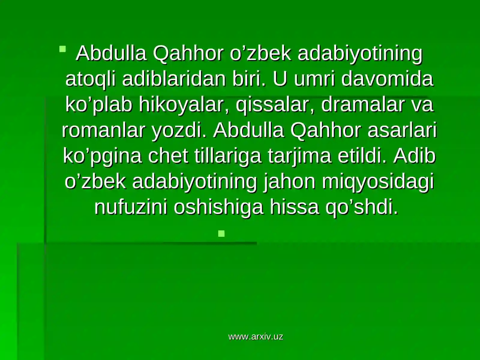 Abdulla Qahhor 3