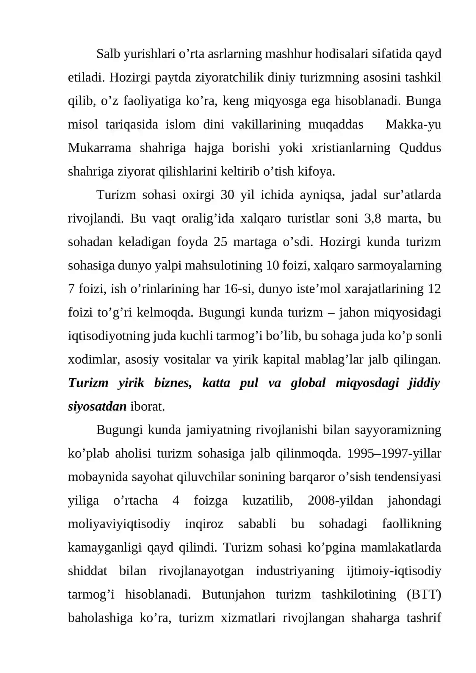 Turizmning shakllanish tarixi 3