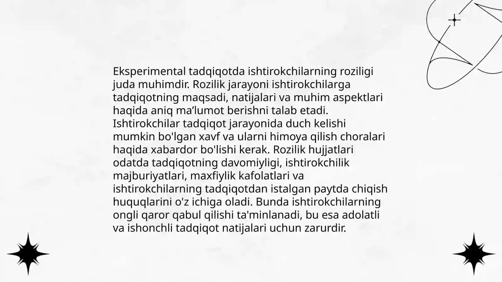 Eksperimental tadqiqot etikasi 3