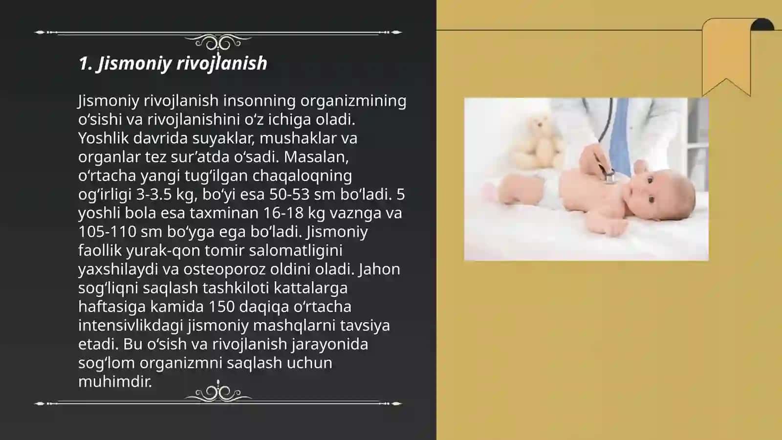 Jismoniy rivojlanish 3